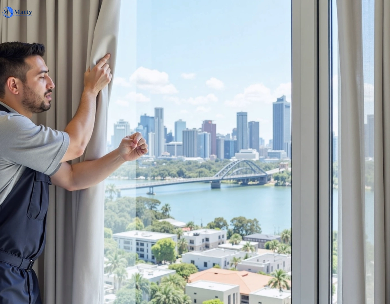 Professional curtain steam cleaning service ripponlea-vic QLD by Matty Curtain Cleaning