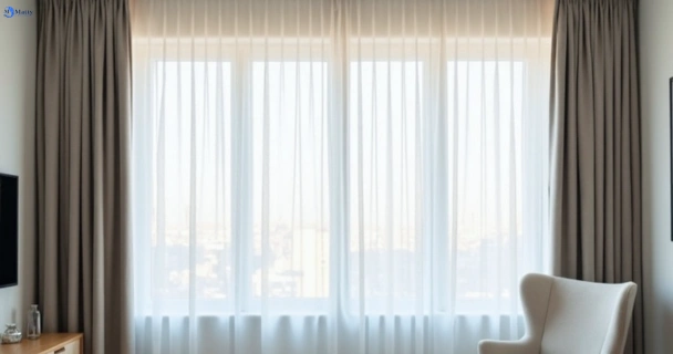Freshly steam cleaned curtains in ripponlea-vic QLD
